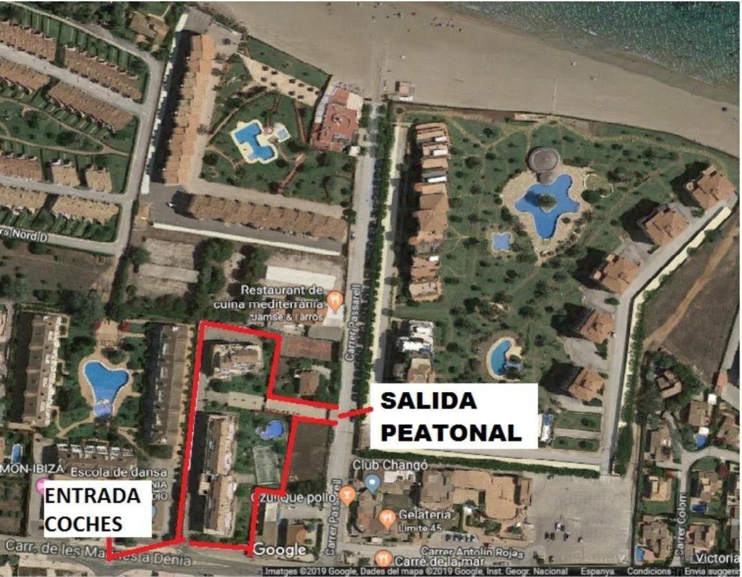 Apartamento Con Wifi A 50M De La Playa 德尼亚 外观 照片